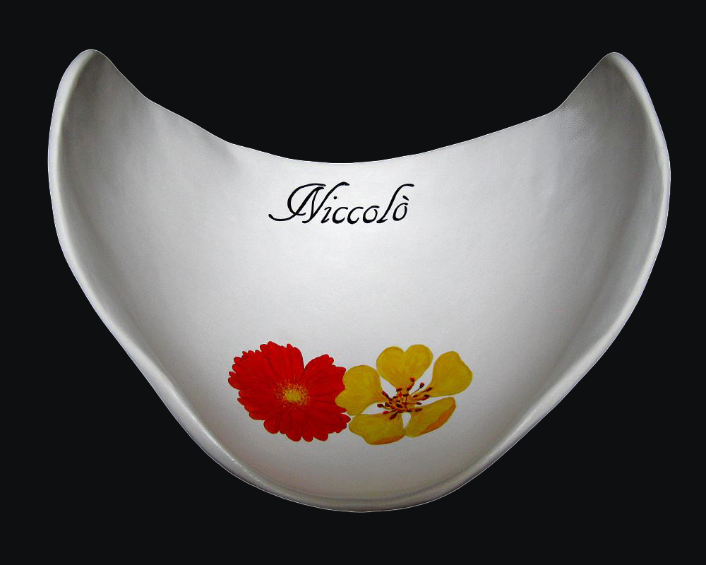 Belly painting sul calco in gesso