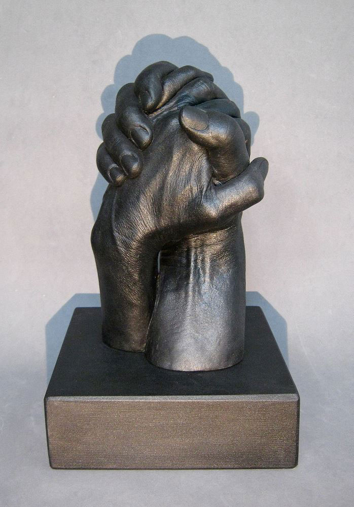 Calchi in gesso: calco del pancione